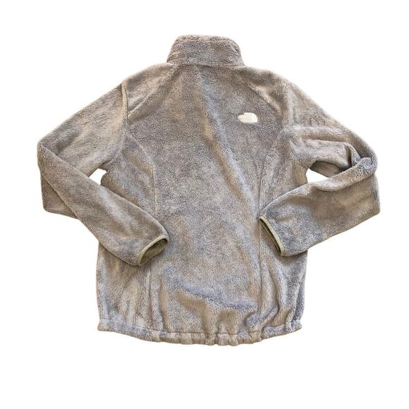 The North Face Osito Fleece Zip Up Jacket Womens Sz M Grey Comfy Soft - Picture 5 of 8